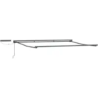 vidaXL Armature de store électrique anthracite 4 x 2 m en acier
