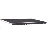 vidaXL , store enroulable anthracite, 4 x 2 mètres