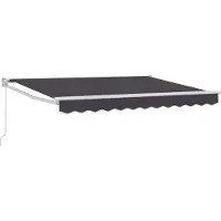 vidaXL , store enroulable anthracite, 3 x 2 mètres