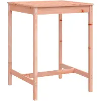 vidaXL Table de jardin 82,5x82,5x110 cm Bois massif Douglas