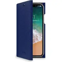 Celly SHELL900BL étui pour téléphone portable 14,7 cm (5,8') Housse Bleu (Apple iPhone X), Coque pour téléphone portable, Bleu