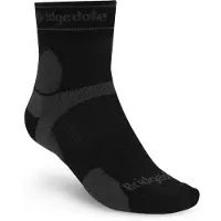 Bridgedale Trail Run Ultralight T2 Merino Sport ¾ Crew Socks Noir EU 36-39 Homme