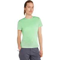 Icebreaker Merino Core Plume Short Sleeve T-shirt Vert S Femme