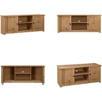 vidaXL Armoire TV 120 x 40 x 50 cm Pin massif de Panama - Armoire TV - Armoires TV - Table de télévision