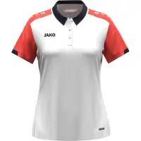 Jako Polo Dynamic , Taille:L, Coleurs:blanc/coral/marine