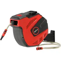 TRIZERATOP Tuyau d'arrosage de 11,5 x 35 mètres avec enrouleur automatique