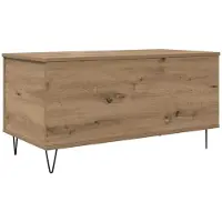 vidaXL Table basse en chêne Artisan 90 x 44.5 x 45 cm Bois composite