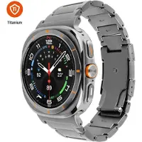 FIXED Tytanowy pasekFIXEDTitanium Pasek do smartwatcha Samsung Galaxy Watch Ultra, naturalny tytan, Montre connectée : accessoires, Gris