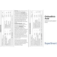 SuperSmart Orthosilicic Acid 5 mg Dietary Supplement - Flacon de 30 mL