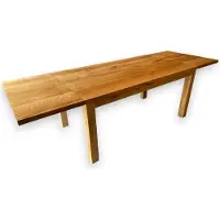 WestTree EXTEND Table en chêne massif rallongée 140x90cm + rallonges 40cm, Table de salle à manger, Table de salon, Table de cuisine