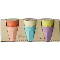 Rice Tasses - Mélamine - 6 pces - 160 ml - Glory Couleurs des jo - - UneTaille - Tasse