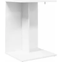 vidaXL Table d'appoint Blanc 45 x 40 x 62,5 cm Bois d'ingénierie