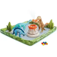 Intex Jurassic Adventure Water Games Center Multicolore 201 x 201 x 36 cm