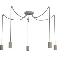 Segula Lampe suspendue Spyder Brun sable 5 clair