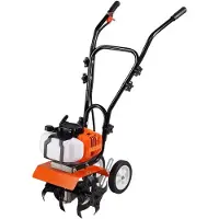 StarTech.com Motoculteur 43CC Cylindrée Motoculteur à gaz - 300mm Largeur de montage motoculteur - 100mm Profondeur de culture motoculteur acier - Lame de culture motoculteur - 1110x448x910mm Cultivateur