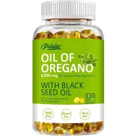 Pslalae Oil of Oregano with Black Seed Oil (120 capsules) Compléments alimentaires, estomac, digestion, système immunitaire