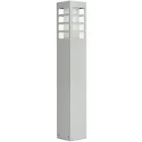 SU-MA Piquet de jardin 50 cm 1xE27 argent IP54 RADO RADO III 2 AL