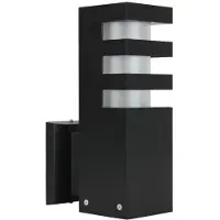 SU-MA Applique d'extérieur en aluminium 1xE27 noir IP54 RADO RADO K BL