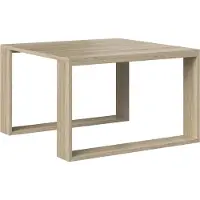 VBChome Table basse 67 x 67 x 40 cm Chêne Sonoma Table basse Table de salon Table à thé Table d'appoint Table de canapé Salon moderne Bureau Chêne Sonoma