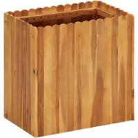 Prolenta Maison Exclusive - Jardinière surélevée pour jardin, dimensions 50 x 30 x 50 cm, en bois massif d'acacia