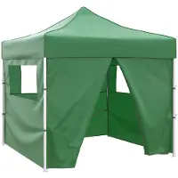 Syfax Tente de fête Vert 291 x 291 x 315 cm Tissu Oxford