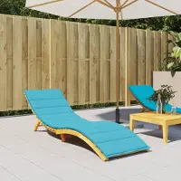 vidaXL "2024 "cloris Coussin pour bain de soleil Turquoise Tissu Oxford - Coussins pour meubles de jardin CHY62997147