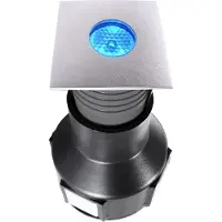 LIGHT IMPRESSIONS Deko-Light 730244 Luminaire encastré de sol Easy Square II RGB , gris argenté