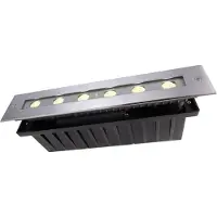 LIGHT IMPRESSIONS Deko-Light 730262 Lampe encastrée dans le sol Line II WW , Argent
