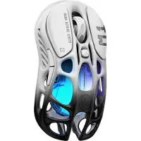 Gravastar Souris de jeu sans fil Mercury M1 Pro, dongle 1K, 26 000 DPI, PAW3395, 5 modes RGB Glowsync, noir dégradé