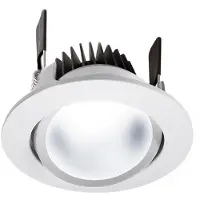 LIGHT IMPRESSIONS Deko-Light 565193 Plafonnier encastré COB 68 CCT , blanc