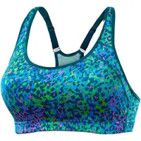 LASCANA Soutien-gorge de sport bleu / bleu marine / vert / rose