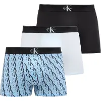 Calvin Klein Lv00nb4472 Trunk Boxers 3 Units Multicolore M Homme