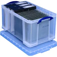 Really Useful Box 48CCB Boîte de rangement 48 litres transparente