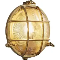 Nordlux Polperro Wandleuchte Ø 19.5 cm Extérieur Laiton