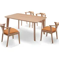 Xl Moebel Gmbh Table à manger Designer Meubles italiens Table en bois 160x85cm Cuisine Salle à manger Nouveau