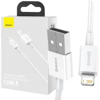 Baseus Cable Usb Do Lightning Superior Series, 2.4A, 0.25M (Biały)