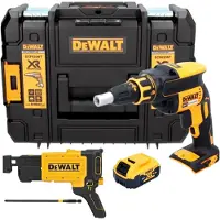 DeWalt DCF 620 NT Visseuse pour cloisons sèches sans fil 18 V 30 Nm Brushless + 1x batterie 5,0 Ah + TSTAK - sans chargeur