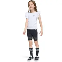 Adidas Cycling Short Tee Set Bébé - Survêtements, Blanc - Taille 123 - 128 CM - Jersey de coton