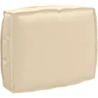 vidaXL Coussin pour dossier de palette Beige 50 x 40 x 12 cm