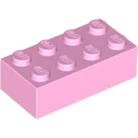 LEGO 100x brique 2x4, rose clair