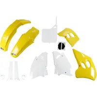 Ufo Suzuki Rm 125 95 Sukit394f@999 Plastics Kit Jaune