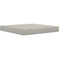 vidaXL Coussin De Canapé D'extérieur Gris 80 X 80 X 8 Cm Polyester