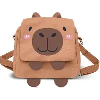 KARACTERMANIA Omp! Kawaii Capybara Handbag Backpack 6.5l 22x24x12 Cm Marron Enfants