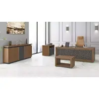 AEA Meubles de bureau en bois Set Bureau Table basse Designer Meubles de bureau 4pcs