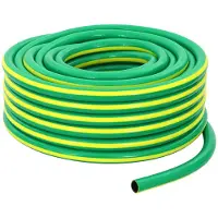 vidaXL Tuyau d'arrosage 5 couches vert et jaune 1/2'' 30 m PVC