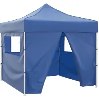 Syfax Tente de fête Bleu 291 x 291 x 315 cm Tissu Oxford