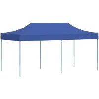 Syfax Tente de fête Bleu 291 x 580 x 315 cm Tissu Oxford