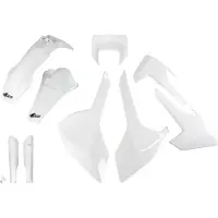 Ufo Husqvarna Te 150 19 Hukit621f@041 Plastics Kit Blanc