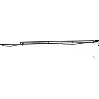 vidaXL Armature de store manuelle avec LED, anthracite, 4,5 x 3,5 m