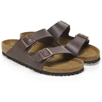 Birkenstock Arizona Soft Footbed In Dark Brown | Regular Fit - 7.5 UK - 41 EU - 10/10.5 F & 8/8.5 M US / Dark Brown